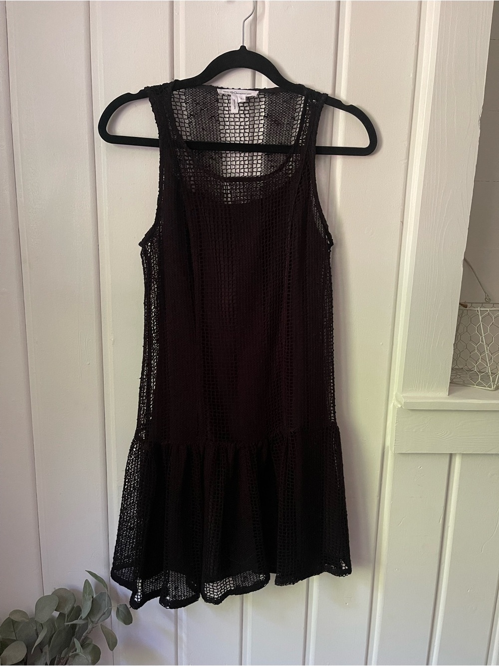 BCBG generation black net dress